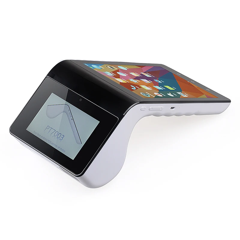 Мобильный Android pos-терминал система TS-7003 с двойным экраном | Компьютеры и офис