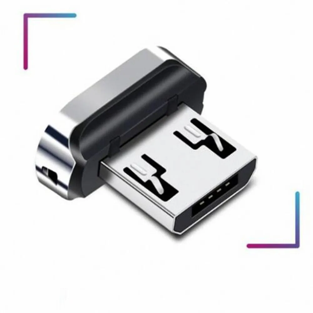 only 1 plug Магнитный USB кабель для iPhone XS XR светодиодный светильник Быстрая зарядка магнит Тип C шнур Зарядка Micro USB Android кабели для мобильных телефонов - Тип штекера: only 1 plug