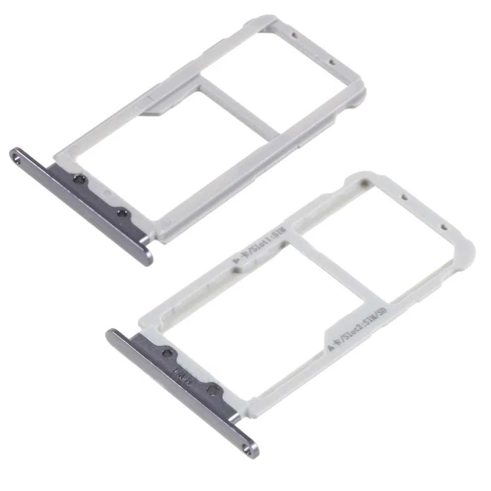 For huawei Nova 2s SIM Card Tray Slot Holder Sim Adapter - Dark Blue/Baby Blue/Gold/Grey/Black Color | Мобильные телефоны и