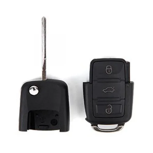 Авто 3 складной оболочки кнопки для ключа дистанционного управления Volkswagen VW BEETLE BORA GOLF POLO PASSAT флип FOB коробка
