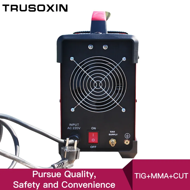 220 В Новый портативный DIY TIG MMA CUT 3 в 1 Многофункциональный сварщик CT520D сварочный