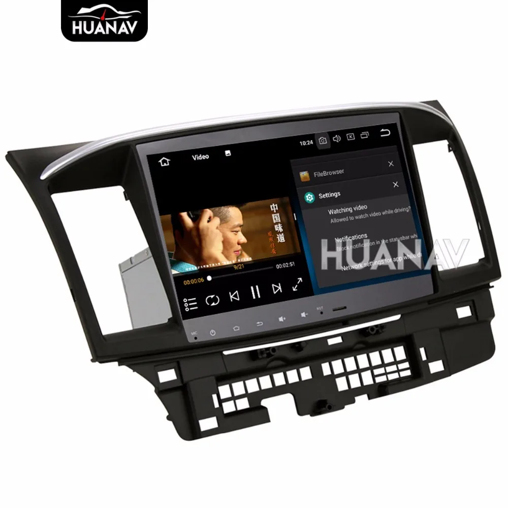 Автомобильный DVD плеер GPS навигация для Mitsubishi Lancer 2007 2015 10 2 &quotбольшой экран Android8.0