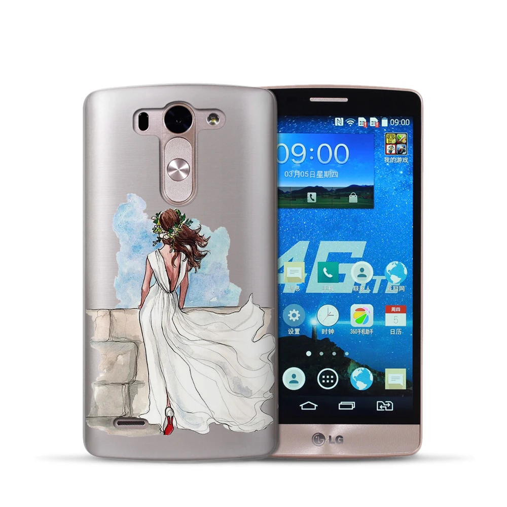 Милый Модный чехол для девочек LG Q6 G6 X Power 2 K8 K10 2017 XScreen G4 G5 Q8 K7 телефона s Etui чехлы