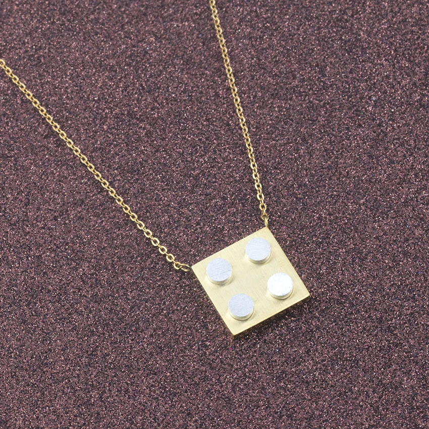Великолепная сказка новый Игральная Кость Кулон Цепочки и ожерелья 3D Lucky Charm
