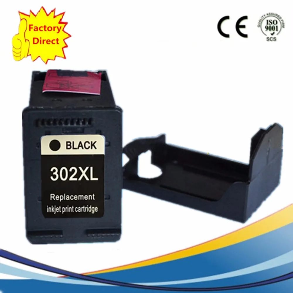 Картридж с чернилами 302 XL Восстановленный для HP302 HP302XL OfficeJet 3830 4650 3834 4652 4655 Envy 4516 4520