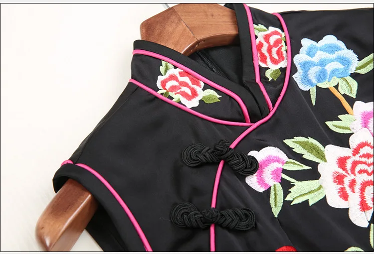 Runway Chinese Traditional Long Cheongsam Dress Phoenix thorn flower Qipao Wedding Women Oriental Dresses Robe Chinoise | Тематическая