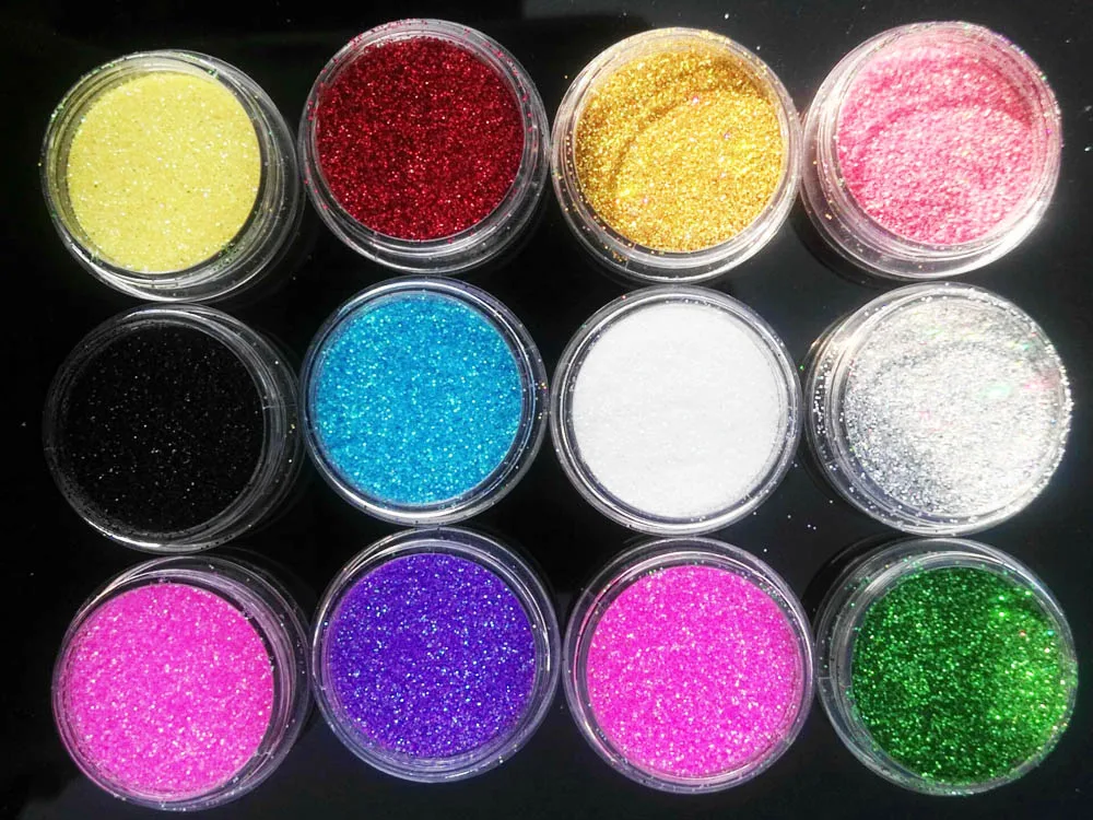 12 видов цветов/набор блестки для ногтей ультратонкие 008 украшения наклейки