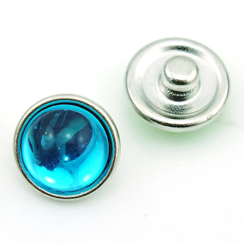 Модные инкрустированные 3 цвета Пластиковые Кристальные круглые застежки из