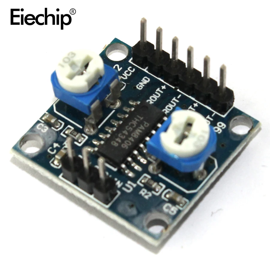 5 шт. PAM8406 цифровой усилитель доска с объем потенциометра 5Wx2 стерео M70|board board|board