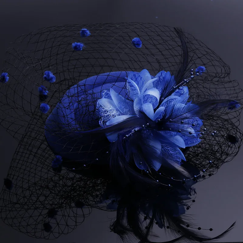 Вуалетка с перьями и шерстью Женская Свадебная вечеринка для невесты Свадебные