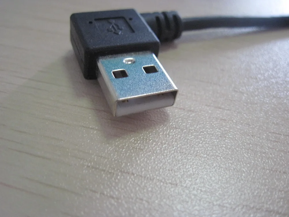 100 шт --- двойной левый угол USB данных/зарядный кабель шнур для мобильного
