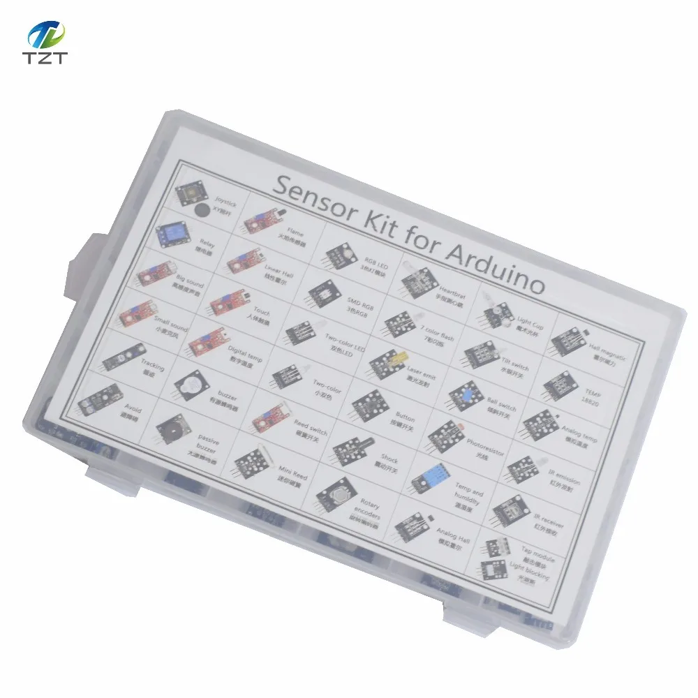 Наборы датчиков 37 в 1 для Arduino высококачественные стартеры (работает с