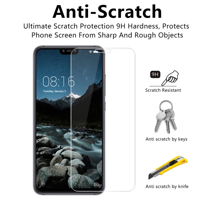 Tempered Glass for Pocophone F1 Screen Xiaomi Mi A2 Lite A1 8 SE Pro Mi5S Mi6 Note3 | Мобильные телефоны и аксессуары