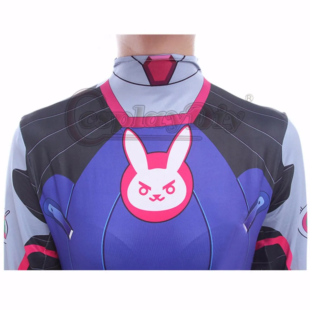 Косплей diy D. Va костюм лайкра спандекс DVA Косплей Zentai Catsuit Хэллоуин женский взрослый женский боди косплей костюмы