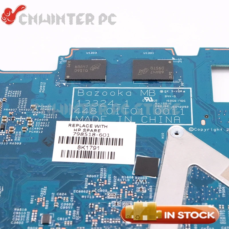 NOKOTION 798518 601 001 для HP EliteBook Folio 1040 G2 series Материнская плата ноутбука I5 5200U CPU 13324 1