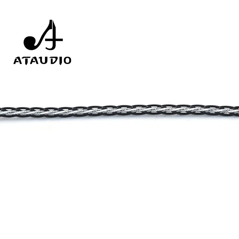 Hi Fi кабель ATAUDIO 3 5 мм end 7N OCC посеребренный аудиокабель с разъемом Aux|Кабели VGA| |