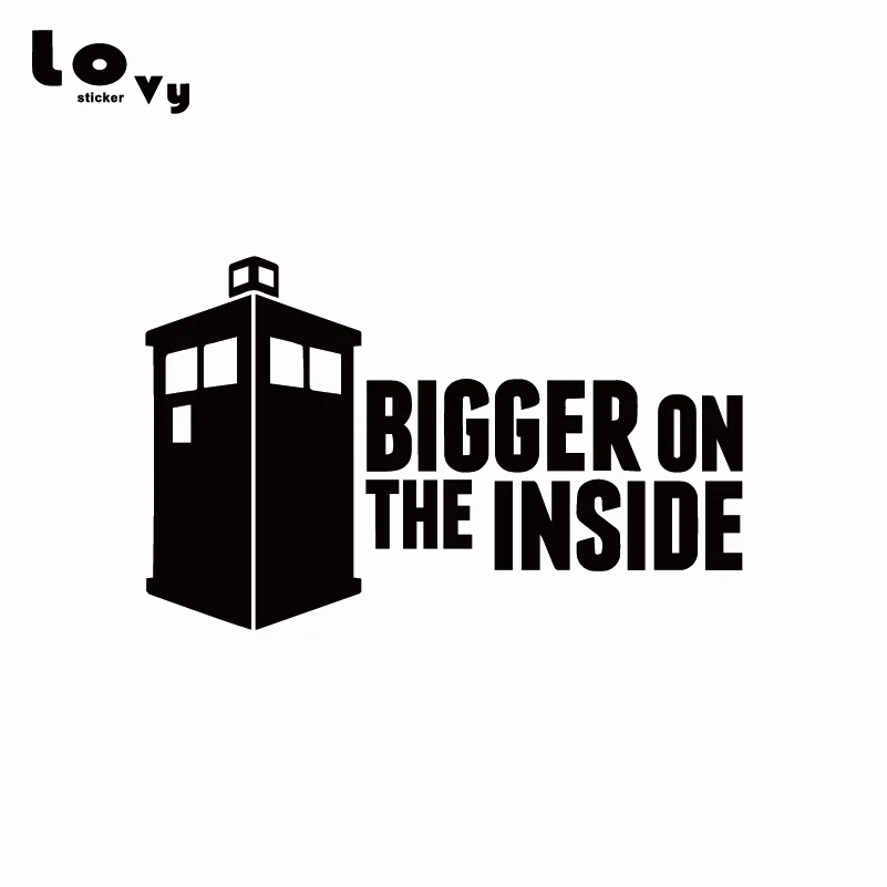 Dr. Who Tardis виниловая наклейка/наклейка с внутренней стороны для грузовиков