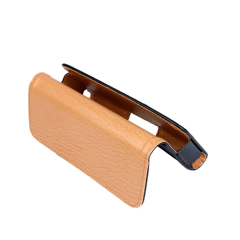 Чехол для телефона с зажимом ремня поясная сумка кобура Горизонтальный кожаный