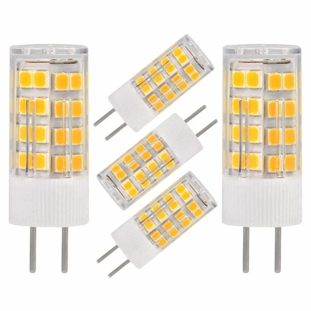 GY6.35 G6.35 светодиодный лампы Би контактный база 5W AC85V 240V теплый белый 2700 K 3000 G6.35/GY6.35 T4