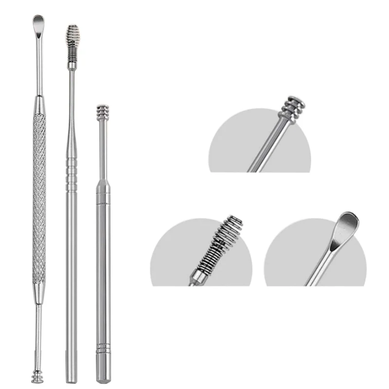 7 шт инструмент для чистки ушей набор серьги из нержавеющей стали крючков захвата