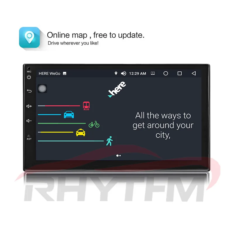 2din android 7,1 gps автомобильный стерео dab Авто радио мультимедиа 1080P Навигатор bluetooth FMAM RDS ISO Automagnitol
