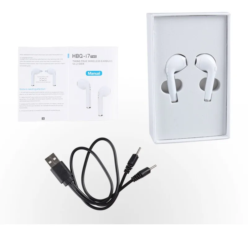 Беспроводные мини-наушники Twins Bluetooth V4.2 DER спортивные стереонаушники для телефона
