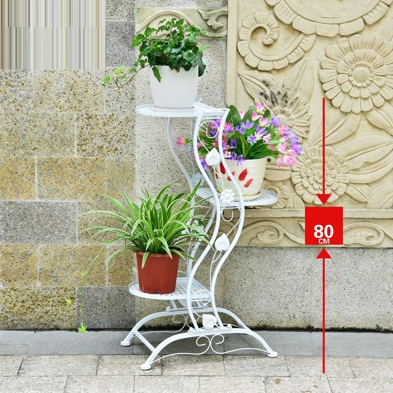 Version F Варанда плантен Rek Decoracion наружный открытый Dekoru балкон украшения полки завод Стенд Balcon Balkon цветок железная стойка - Цвет: Version F