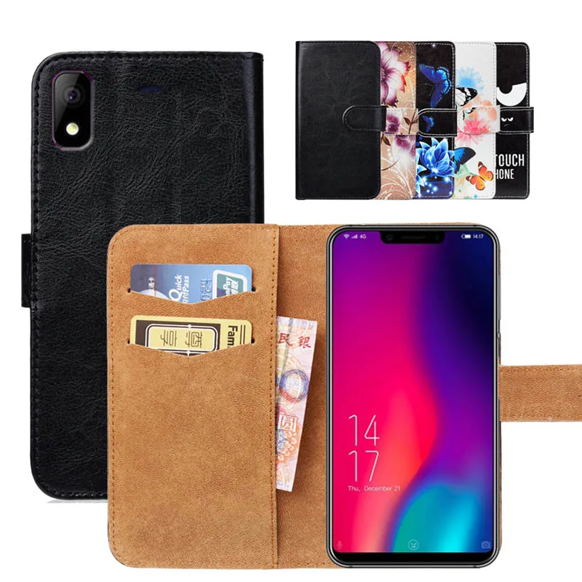 Чехол для Elephone A4 Pro чехол с бабочкой из мультфильма кошелек искусственной кожи