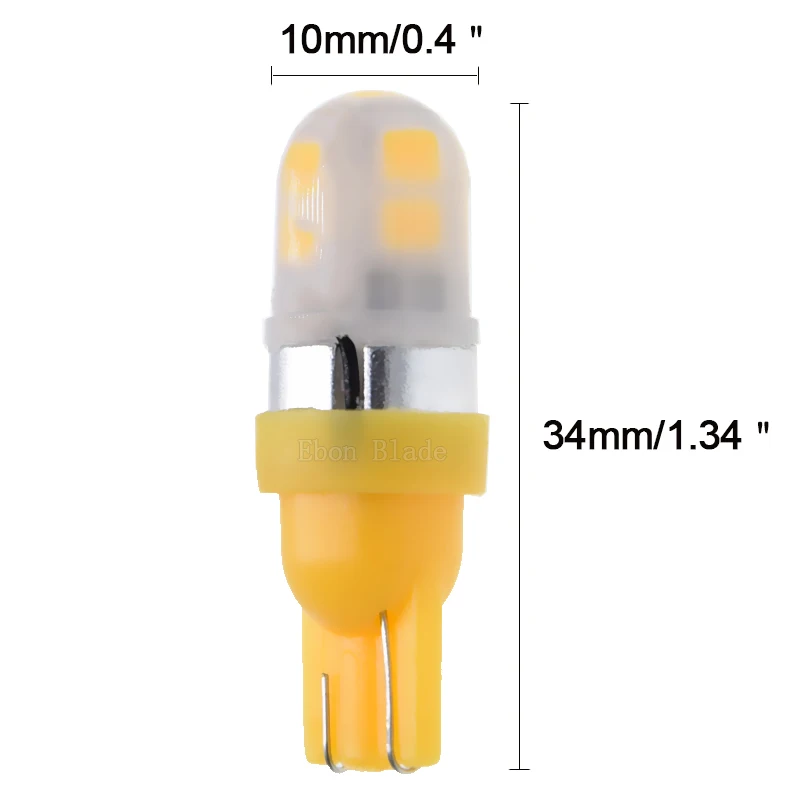 T10 W5W 168 светодиодный лампы 2835 9-Smd авто светодиодный Купол Карта багажник автомобиля номерной знак светильник лампа T10 светодиодный Янтарный, оранжевый светильник Инж