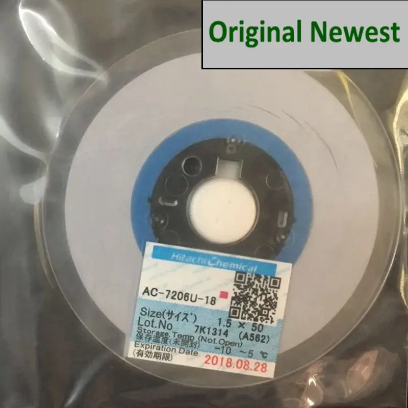 Оригинальный AC 7206U 18 1 5 мм * 50 м Новинка для Hitachi ACF проводящий клей универсальный ЖК