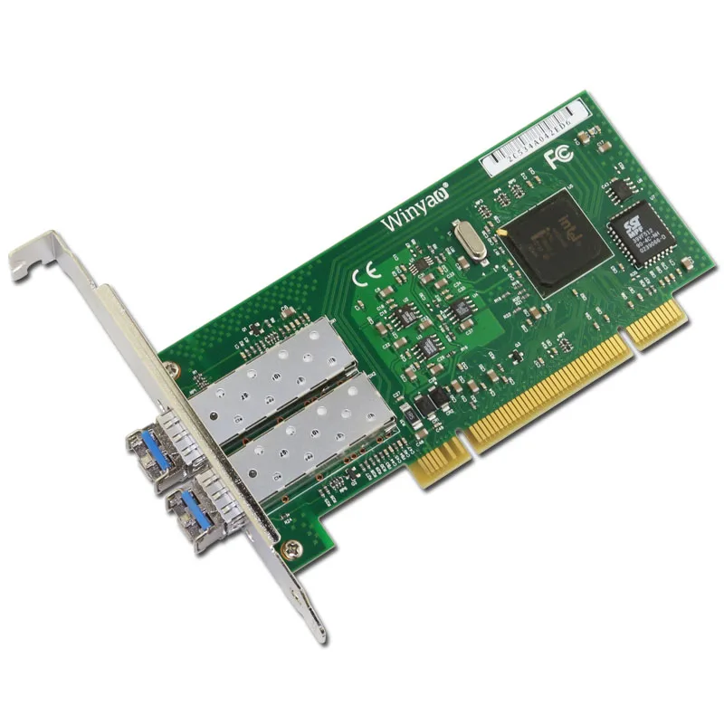 Winyao WY546DF-LX PCI настольная 2-портовая гигабитная волоконная lan Карта для 82546 PWLA8490LX