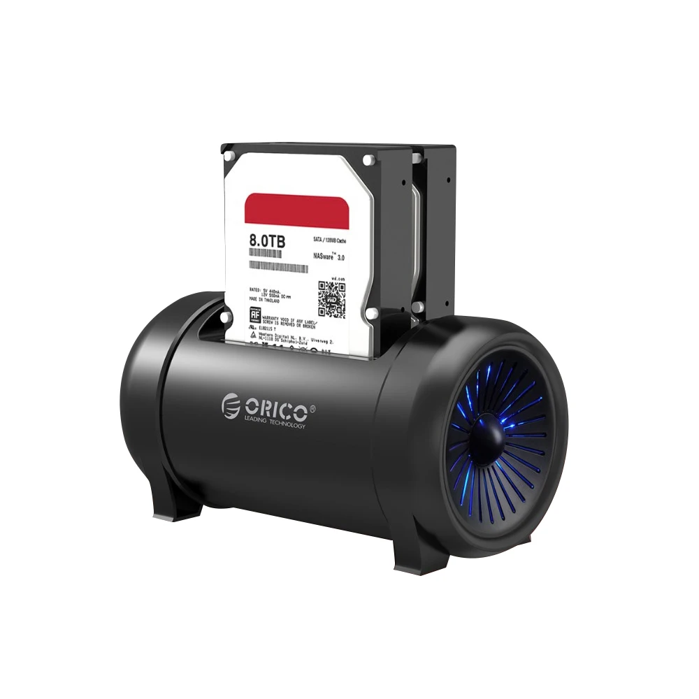 EU Plug Orico 5628Us3 Hdd станция двойной отсек автономный клон Hdd док-станция высокая скорость жесткий диск коробка 2,5 дюймов 3,5 дюймов Чехол для Hdd с - Цвет: EU Plug