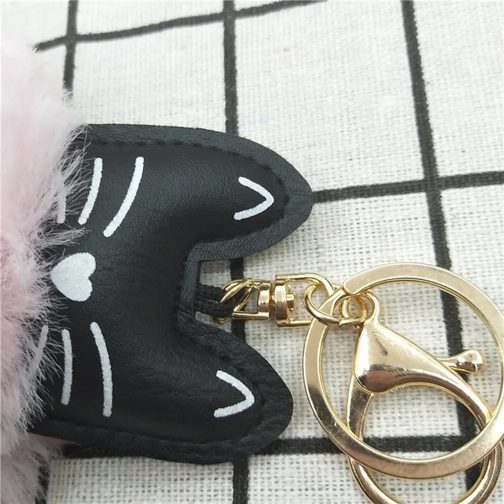 Горячая продажа 1 шт 8 см милый кот брелок кулон женский держатель поддельные