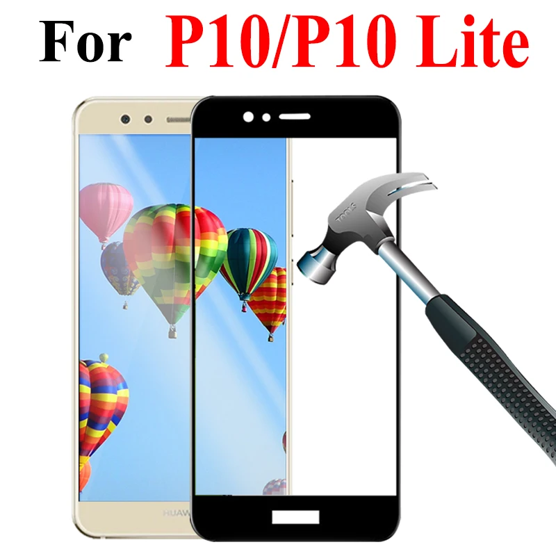 Защитное стекло 9H для Huawei P10 Lite Plus закаленное P10lite P10Plus p10 p 10 lite Защитная пленка