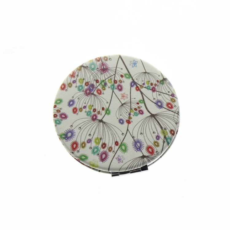 

7cm Round Double Sided Stainless Steel Espelho De Mao Espejo De Mano Portable Folding Personalized Hand Mirror