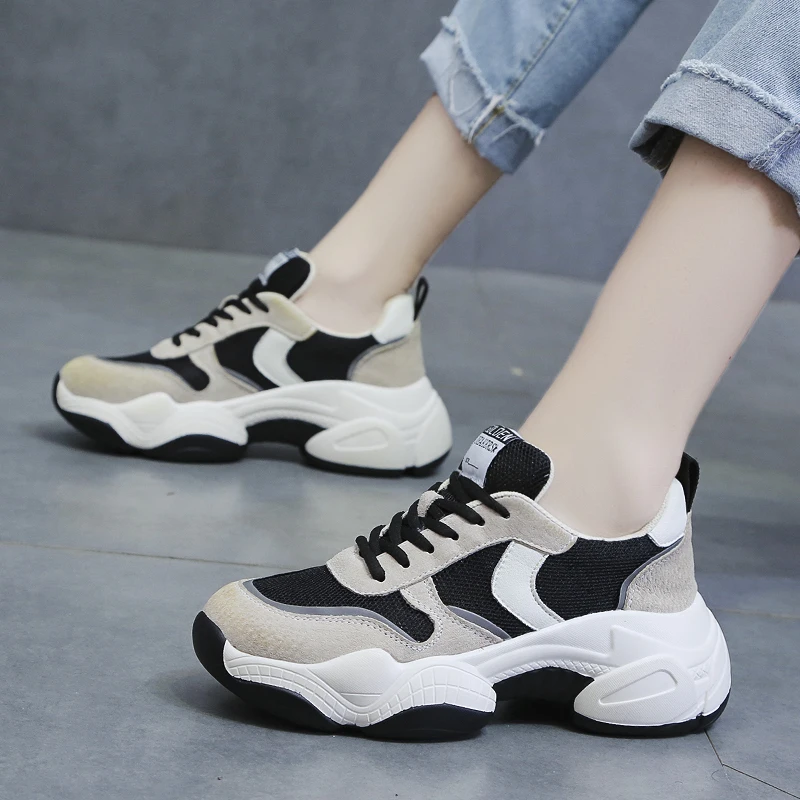 Rimocy/Женская обувь на платформе дышащие кроссовки Mujer 2019 tenis feminino повседневная для