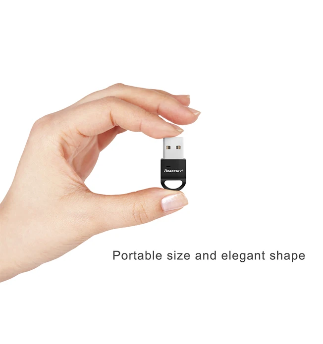 Мини usb адаптер bluetooth передатчик аудио приемное устройство компьютер-адаптер dongle v4.0 для ПК/ТВ win 7/8/10 компьютер