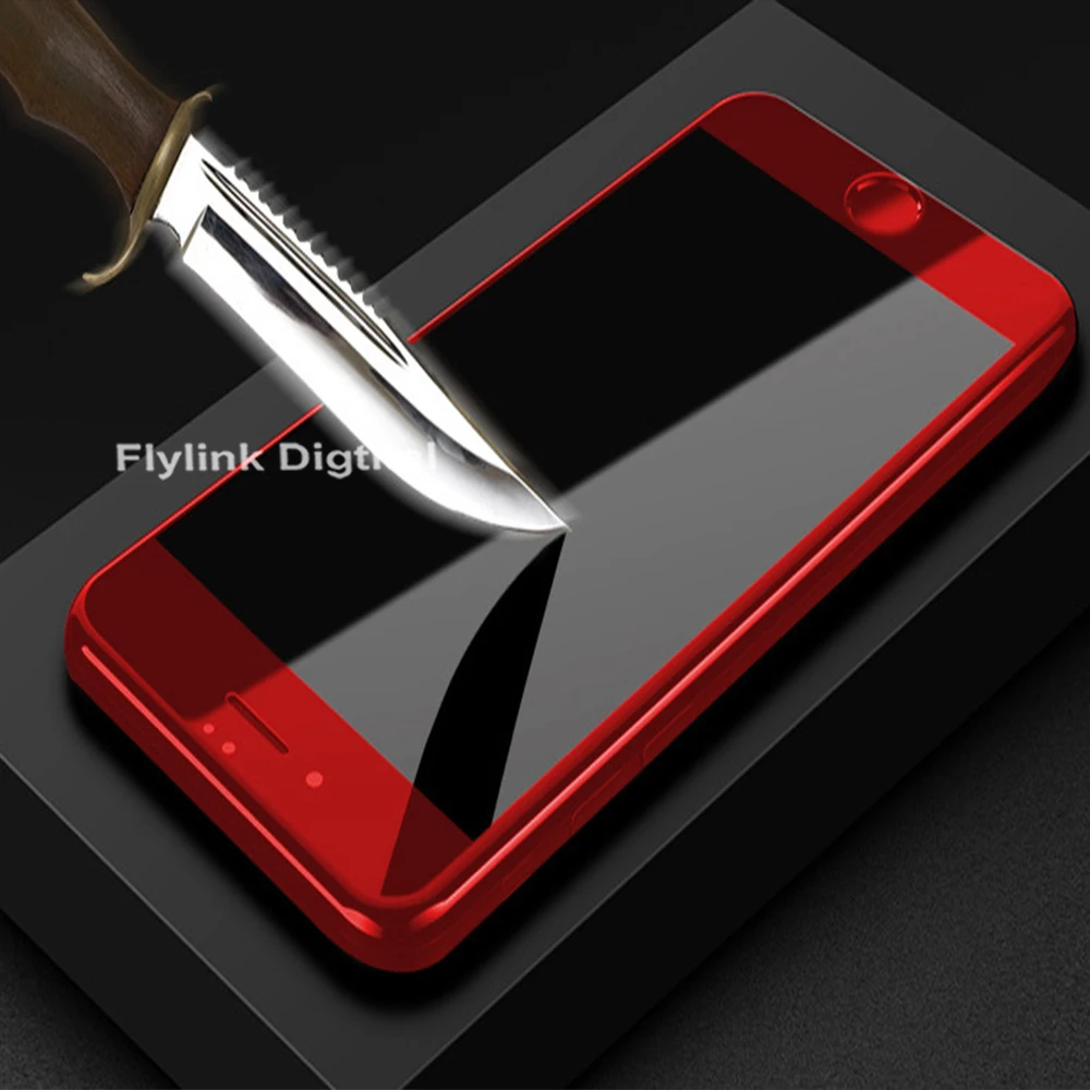 3D изогнутый край полное покрытие защита экрана для iPhone 6 S 7 8 закаленное стекло s Plus