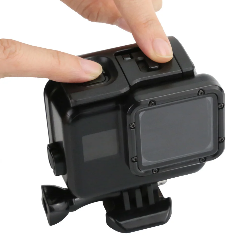 Пластик для Gopro Hero5 6 7 Дайвинг держатель Защитный чехол Водонепроницаемый Обложка