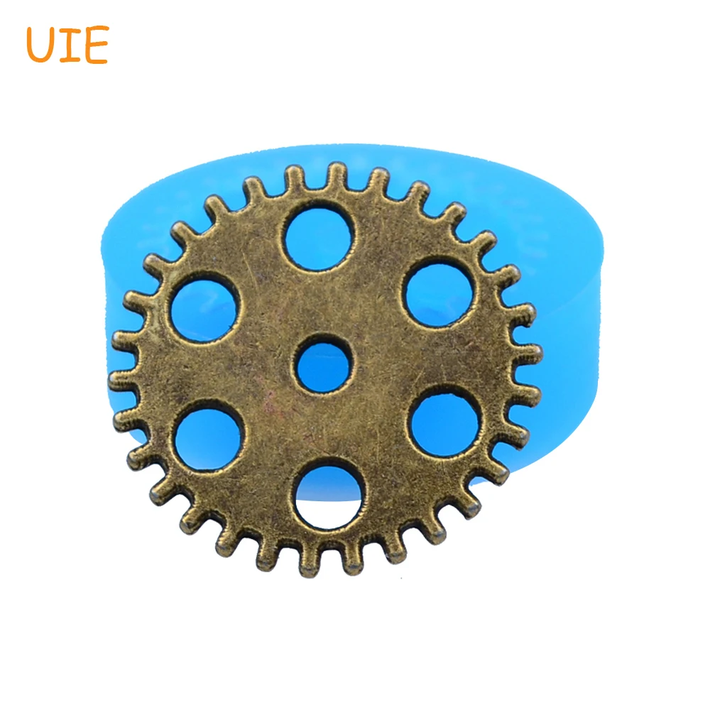 Силиконовая форма ST004U Gears в стиле стимпанк 25 мм|silicone mold|mold foodfood mold |