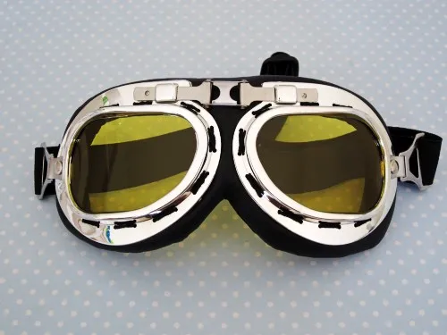 Шлем Daft Punk Goggles аксессуары в стиле стимпанка очки серебряная оправа мотоциклетные очки для мотокросса маска свободный размер унисекс - Цвет: yellow