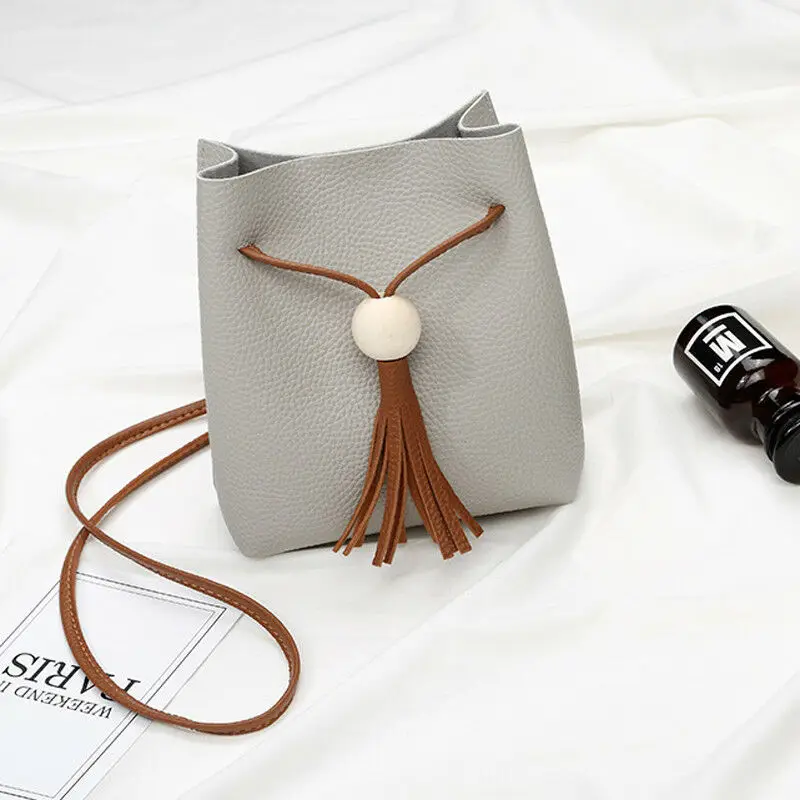 Сумка-хобо женская из искусственной кожи однотонная на шнурке | Багаж и сумки