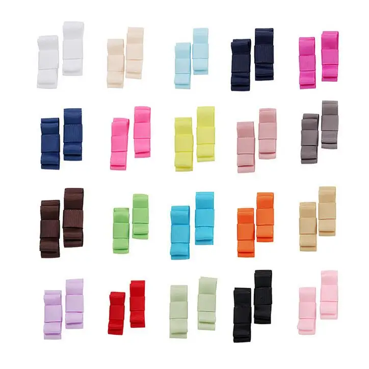 

1000pcs Fancy kids-children-hair-front-bows-front-clips