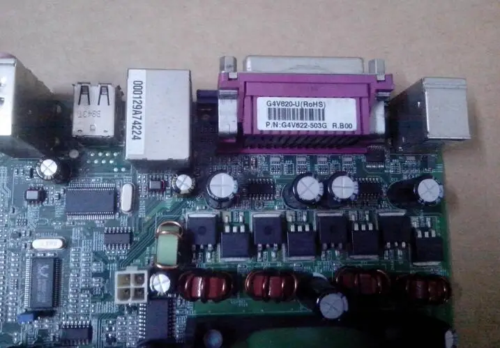 100% OK оригинальный IPC плата G4V620 U B1 845G Промышленная материнская с Процессор