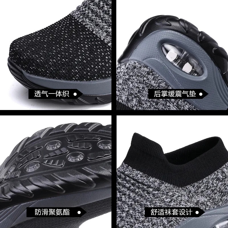 Спортивная женская обувь Прогулочная сетчатая на плоской подошве Zapatos De Mujer