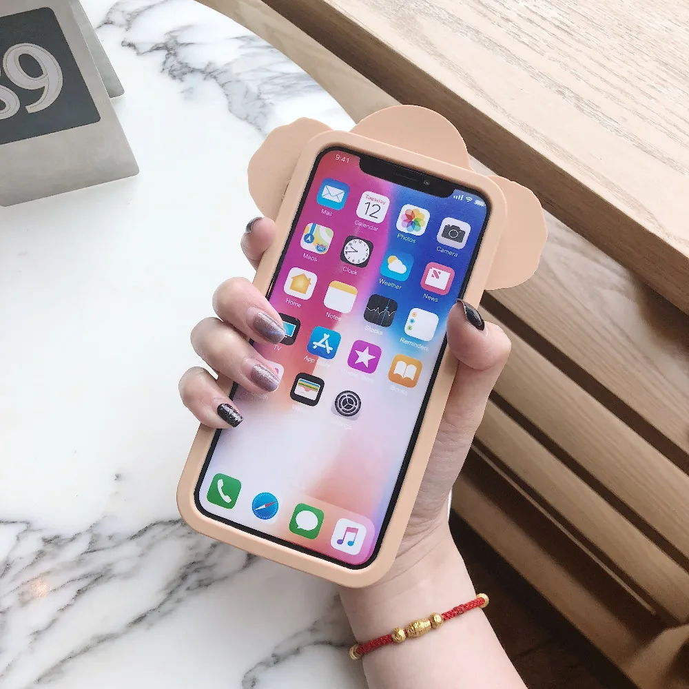 Marchcover 3D милый мультяшный Даффи медведь Шелли Мэй Мягкий силиконовый чехол для