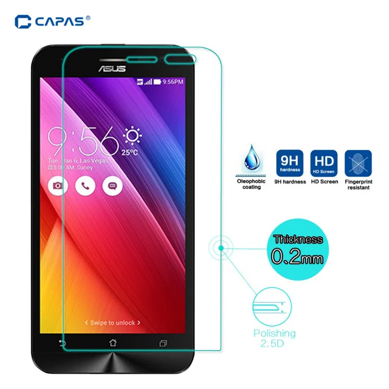 2 шт. для Asus Zenfone Laser ZE550KL закаленное Стекло ASUS ze551kl Экран протектор