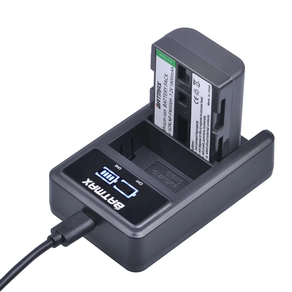Batmax2шт NP F570 F550 Камера Батарея + usb портами и светодиодным индикатором двойной
