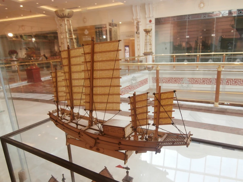 N Scale комплект модели корабля модель лодки деревянный Китай парусник большой мусорный корабль модель доска из павловнии наборы Z006