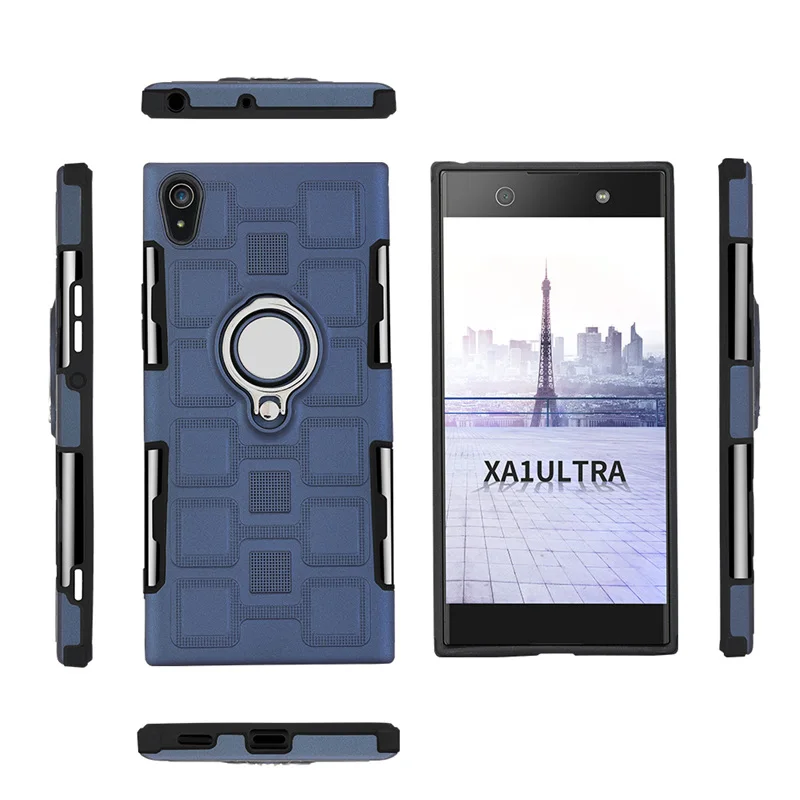 Новые противоударный чехол для Sony Xperia XA1 принципиально робот гибридный жесткий